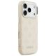4. Guess Peony Hot Stamp Script MagSafe Hülle für iPhone 17 Pro - Beige