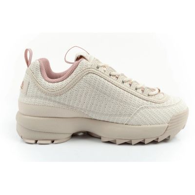 4. Fila Disruptor Damenschuhe, modische Sportschuhe, beige, bequem