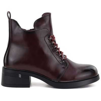 2. Gefütterte Damen-Ankle-Boots mit Blockabsatz S.Barski HY62-8112