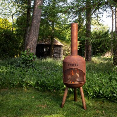 13. Bonfeu Bonsolo Gartenkamin rostig 3401R