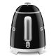 7. SMEG Mini-Wasserkocher 0,8L schwarz Schwarz (KLF05BLEU)