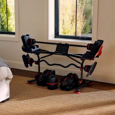 9. Bowflex Select Tech 100876 Langhantelablage