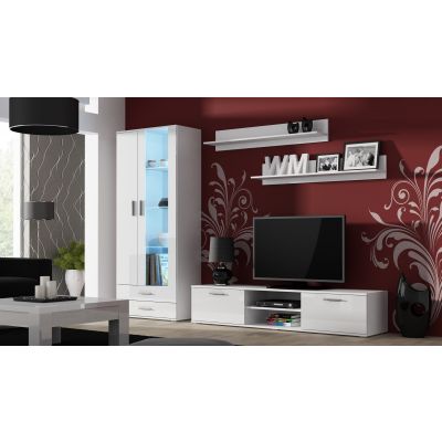 5. TV-Schrank SOHO 180 weiß/glänzend weiß