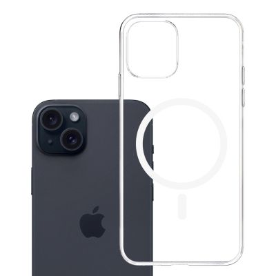 10. 3mk Clear MagCase Hülle für Apple iPhone 15 Plus – transparent