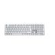 2. CHERRY KC 200 MX Universal-USB-Tastatur QWERTZ, Neusilber, Weiß