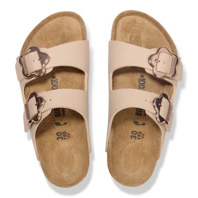 5. Birkenstock ARIZONA FLOWER BUCKLE KIDS 1030439 SANDCASTLE Flip-Flops (Standardweite)