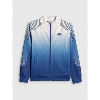 8. Normales Sport-Sweatshirt ohne Kapuze für Jungen 4F 4FJRSS26TFSWM1043-90A