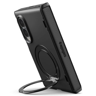 4. Spigen Slim Armor Pro S Magsafe Hülle für Samsung Galaxy Z Fold 8 - Schwarz