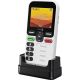 5. Doro Leva X10 6,1 cm (2,4") 117 g Schwarz, Weiß Handy für Senioren