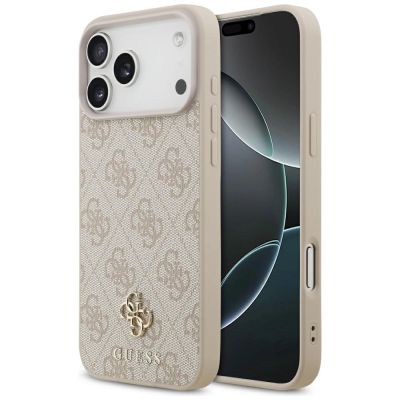 Guess 4G Small 4G und Classic MagSafe Hülle für iPhone 17 Pro Max – pink