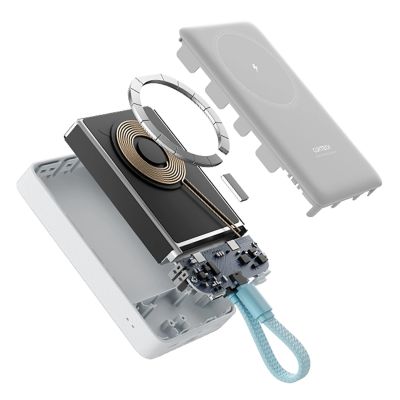 11. Cuktech CP132ML 10000 mAh Magnetische Powerbank – Weiß