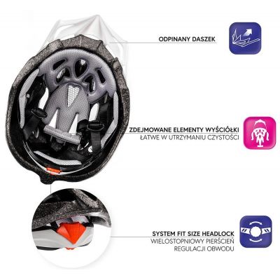 26. Meteor MV29 Drizzle Fahrradhelm 24715-24717