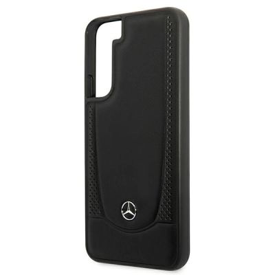 6. Mercedes Leder Urban Line Hülle für Samsung Galaxy S22+ - Schwarz