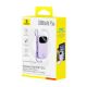 3. Baseus EnerFill FC31 20000mAh 45W Powerbank mit Display, USB-C- und Lightning Kabeln – Lila