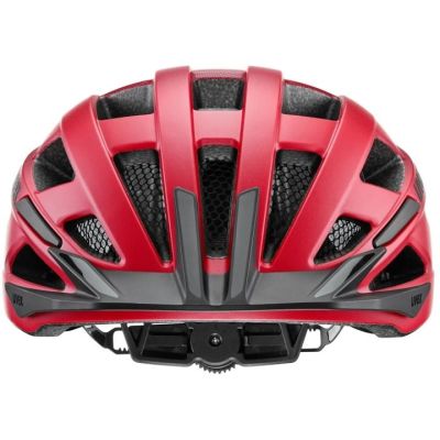 4. UVEX I-vo 2 Fahrradhelm 56-60 cm, rot/schwarz matt