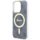 6. Guess IML 4G MagSafe Hülle für iPhone 15 Pro Max – blau