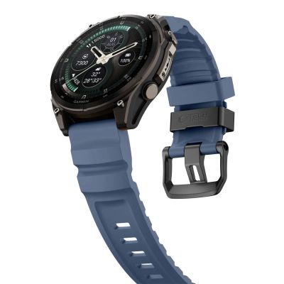 3. Tech-Protect Motion Armband für Garmin Fenix 5X / 5X Plus / 6X / 6X Pro / 7X / 8 / 8 Pro / 9 / 9 Pro (51 mm) – Blau