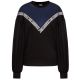 KARL LAGERFELD DAMEN-SWEATSHIRT ZWEIFARBIGES LOGO