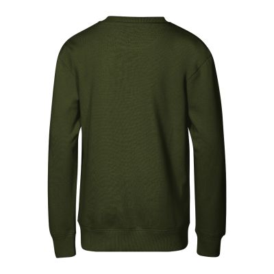 4. Kinder-Sweatshirt mit Rundhalsausschnitt (Militär-Look)