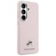 4. Karl Lagerfeld Saffiano KC Metal Logo MagSafe Hülle für Samsung Galaxy S26 - Pink