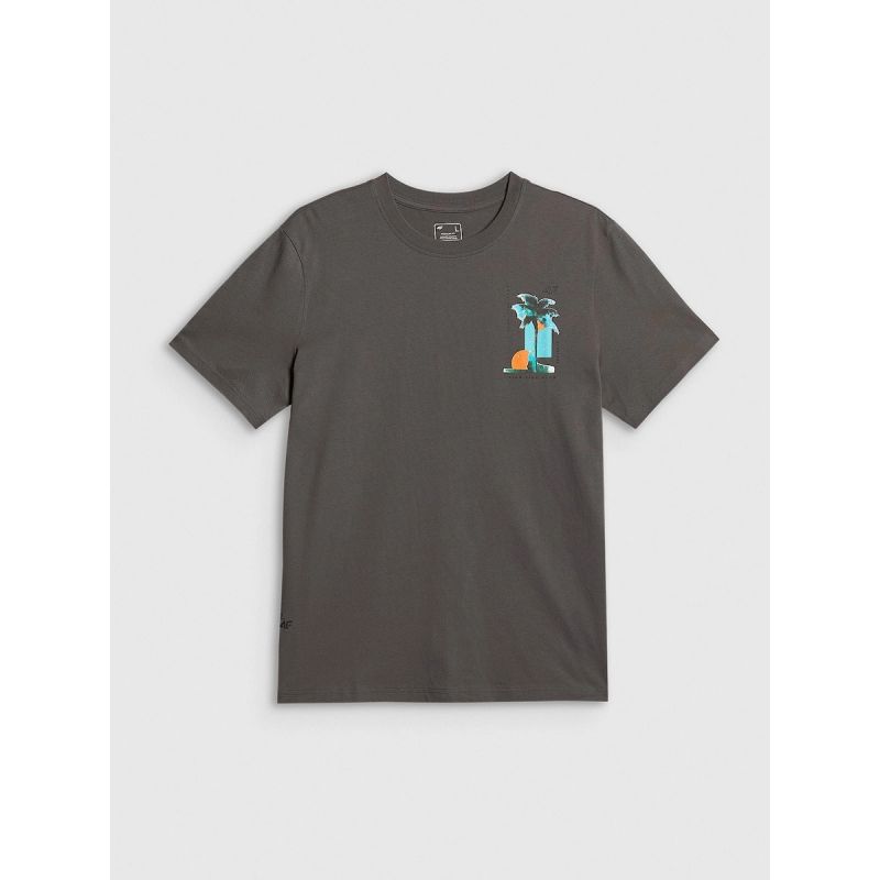 5. Herren-T-Shirt mit Aufdruck, regulär, Größe 4F 4FRSS26TTSHM4301-22S