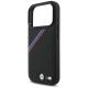 6. BMW M Tricolor Metal Logo MagSafe Case für iPhone 17 Pro – Schwarz