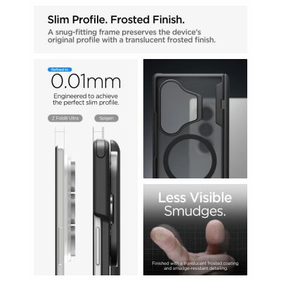 13. Spigen Optik Armor Pro MagSafe Hülle für Samsung Galaxy Z Fold 8 Ultra – Schwarz