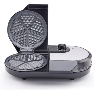 13. Gorenje Mini-Grill, Elektrogrill, Waffelplatte, WM1400SB, 1400 W, Durchmesser 18 cm, Schwarz