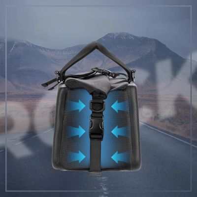 7. Rockbros 30140090001 Fahrradtasche für Kofferraum 11,6 l – Schwarz