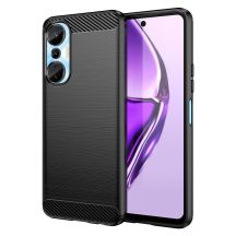 Carbon Case Hülle für Infinix Hot 20S flexible Silikon Carbon Hülle schwarz