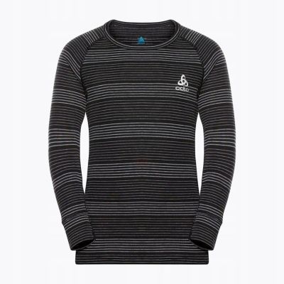 Odlo Set long ACTIVE WARM ECO SET Kinder Unterwäsche-Set Gr. 104cm Schwarz-Grau