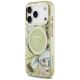 2. Guess IML Glitter Flowers Triangle MagSafe Hülle für iPhone 18 Pro Max / 17 Pro Max – grün