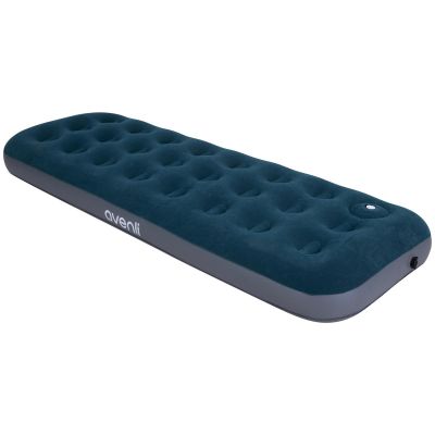 32. Beflockte Matratze für 1 Person mit integrierter Fußpumpe 191x73x22cm 24130