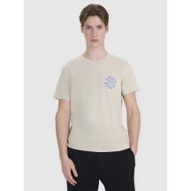 Herren T-Shirt mit normalem Aufdruck 4F 4FWSS25TTSHM1980-83S