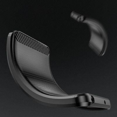 7. Carbon Case Hülle für Xiaomi Redmi A1+ flexible Silikon-Carbon-Hülle schwarz