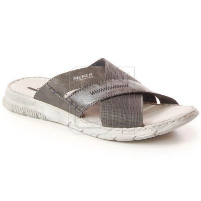 13. Rieker M RKR581 bequeme Flip-Flops, grau