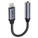 5. Tech-Protect UltraBoost Lightning / 3,5-mm-Miniklinkenadapter – Schwarz