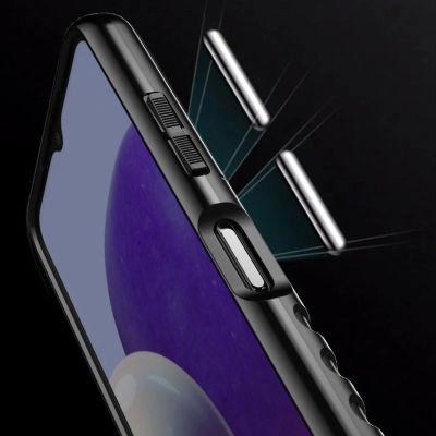 10. Thunder Case Flexibel Robuste Panzer Handyhülle TPU Schutzhülle für Samsung Galaxy A22 5G blau