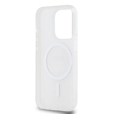 7. DKNY IML Mono & Stripe MagSafe Hülle für iPhone 15 Pro – Rosa