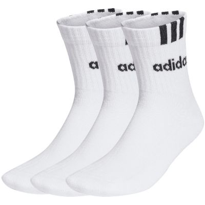Adidas 3-Streifen Linear Half-Crew Gepolsterte 3er-Socken HT3437