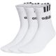 Adidas 3-Streifen Linear Half-Crew Gepolsterte 3er-Socken HT3437