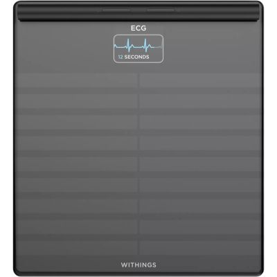 Withings Body Scan Badezimmerwaage - badevagte - schwarz