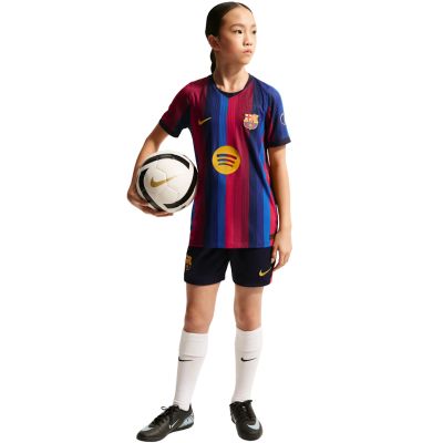 6. Nike FC Barcelona Heimtrikot für Kinder 2026/27 Blau und Burgunderrot II1836 683