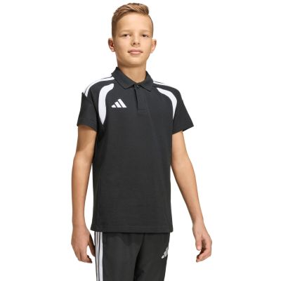 4. adidas Tiro 26 League Poloshirt für Kinder Schwarz KF3407