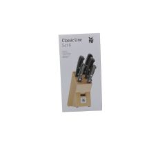 WMF 18.7469.9990 Küchenbesteck- und Messerset, 6-teilig. Messerblock/Besteckset