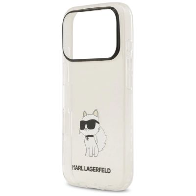 6. Karl Lagerfeld IML NFT Choupette Hülle für iPhone 18 Pro / 17 Pro - Transparent