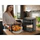 23. ELDOM FETTFREIE FRITTEUSE FR500 5,5 L 1200W GLASBEHÄLTER, GRILLEN, SILIKONPLATTE, 8 PROGRAMME, TEMPERATURREGELUNG.