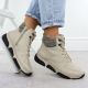 10. Bequeme beige Damenstiefeletten Rieker 45955-60
