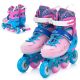 18. Meteor Rollschuhe S 30-33 Loky Pink/Blau