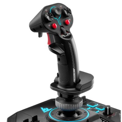 2. Thrustmaster Sol-R 4 HOTAS Schwarzer USB-Joystick + Motorsteuerhebel Analog/Digital PC